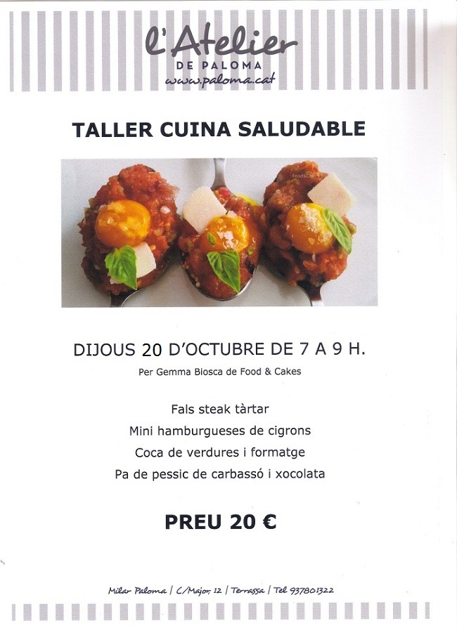 Taller cuina Saludable