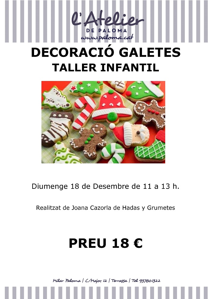 decora
 ció galetes infantil