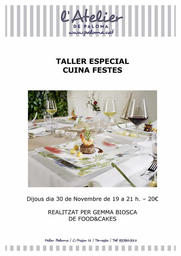 taller especial cuina festes